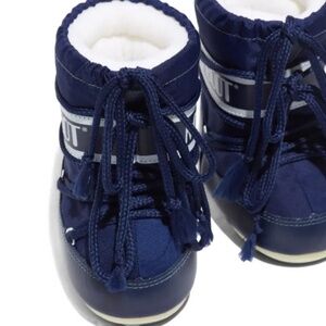 Navy blue moon boots toddler